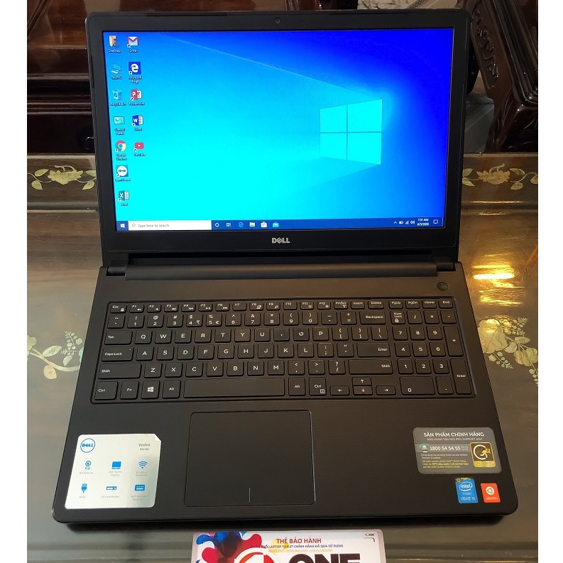 [Hàng Chính Hãng] Dell ispiron 3558 Core i5 5200u/ Ram 8Gb/ SSD 256Gb/ Màn hình 15.6 inch/ hàng chất lượng zin tem hãng.