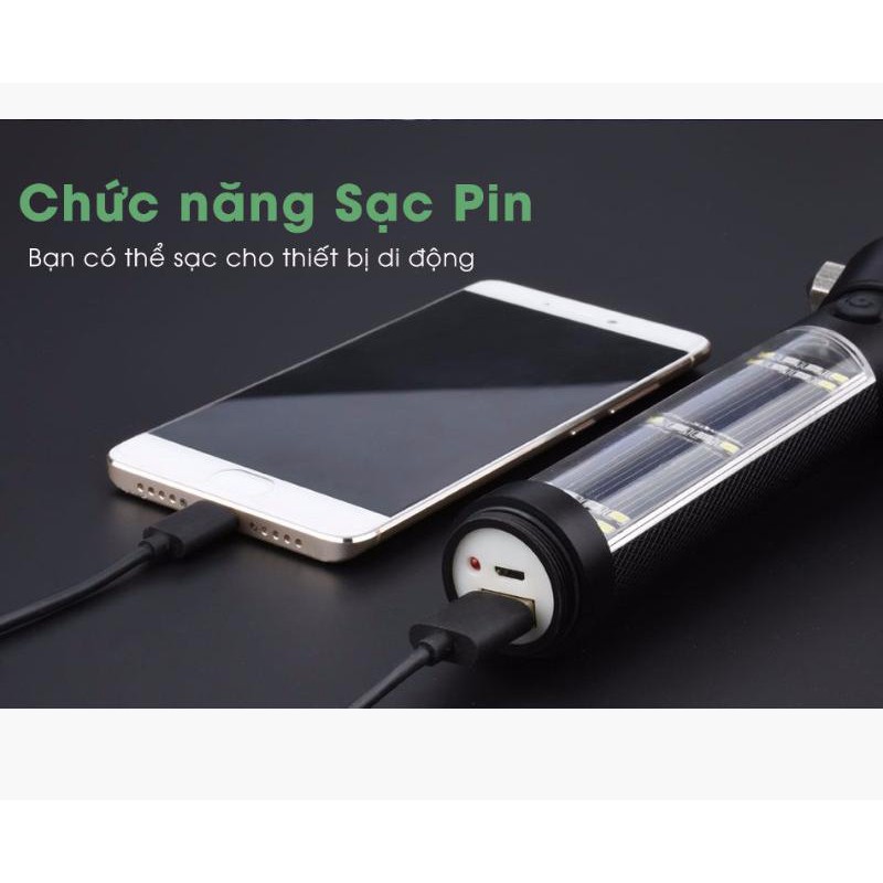 Đèn pin siêu sáng 11 chức năng T08