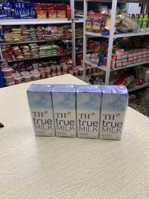 Sữa Tươi TH TrueMilk 180ml vỉ 4 hộp