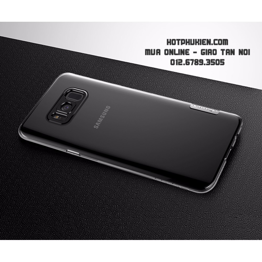 [BH 1 ĐỔI 1] Ốp lưng Samsung Galaxy S8 dẻo silicon trong suốt chính hãng Nillkin - Sản phẩm chính hãng