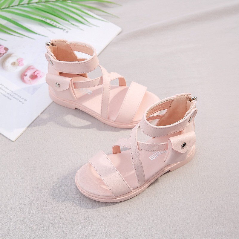 Dép Sandal cổ cao cao cấp F01-3 cho bé size 31-36