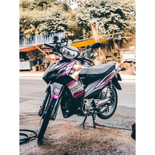 Ten rời xe Axelo Ecstar hồng đen