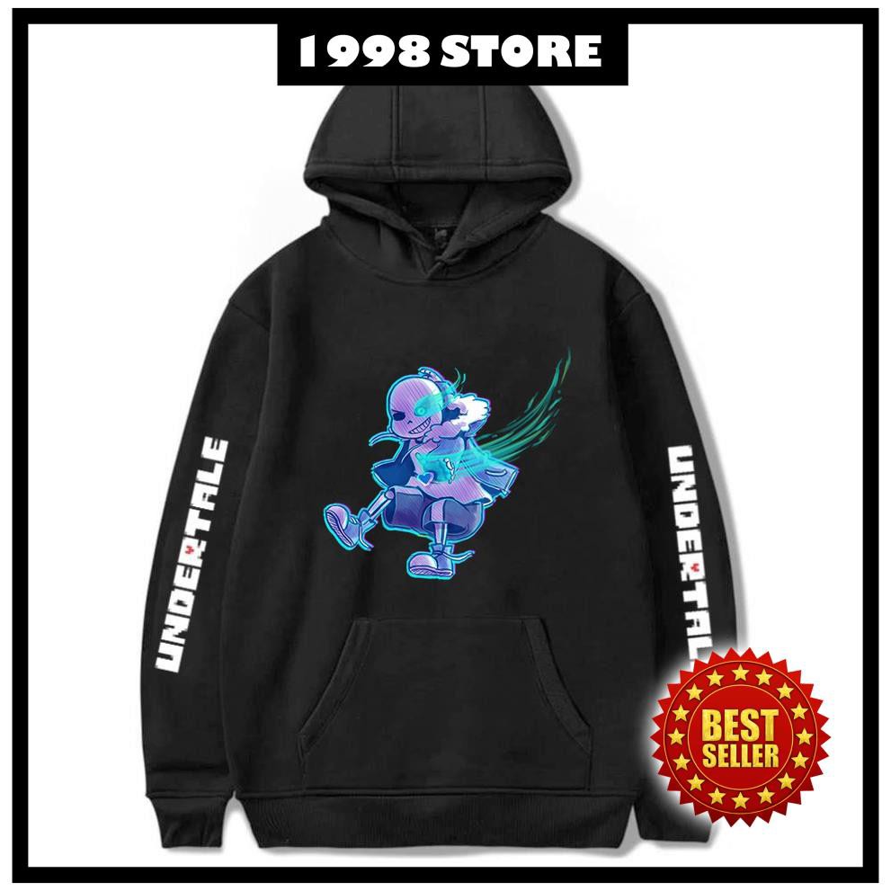 Áo Hoodie in hình bé Sans - Undertale đẹp rẻ chất lượng - chất nỉ cotton