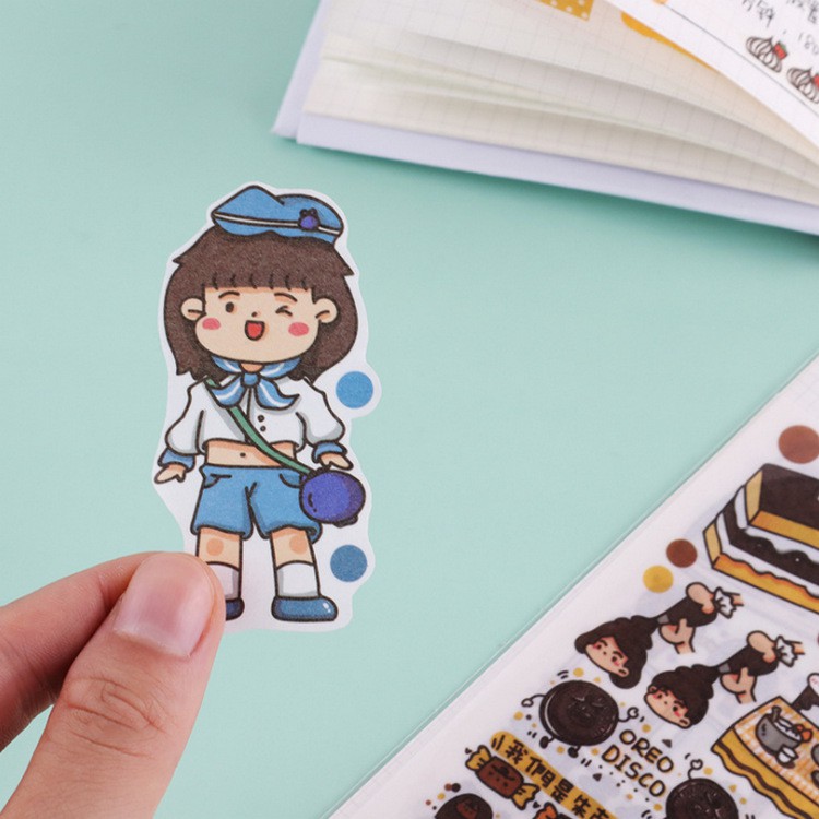 Bộ sticker bé bánh ngọt - nguồn sỉ giá rẻ