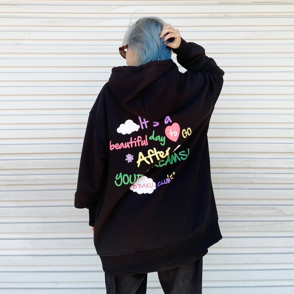 Áo Hoodie nỉ bông It's A Beautiful Day  (Tặng kèm túi Tote) | BigBuy360 - bigbuy360.vn