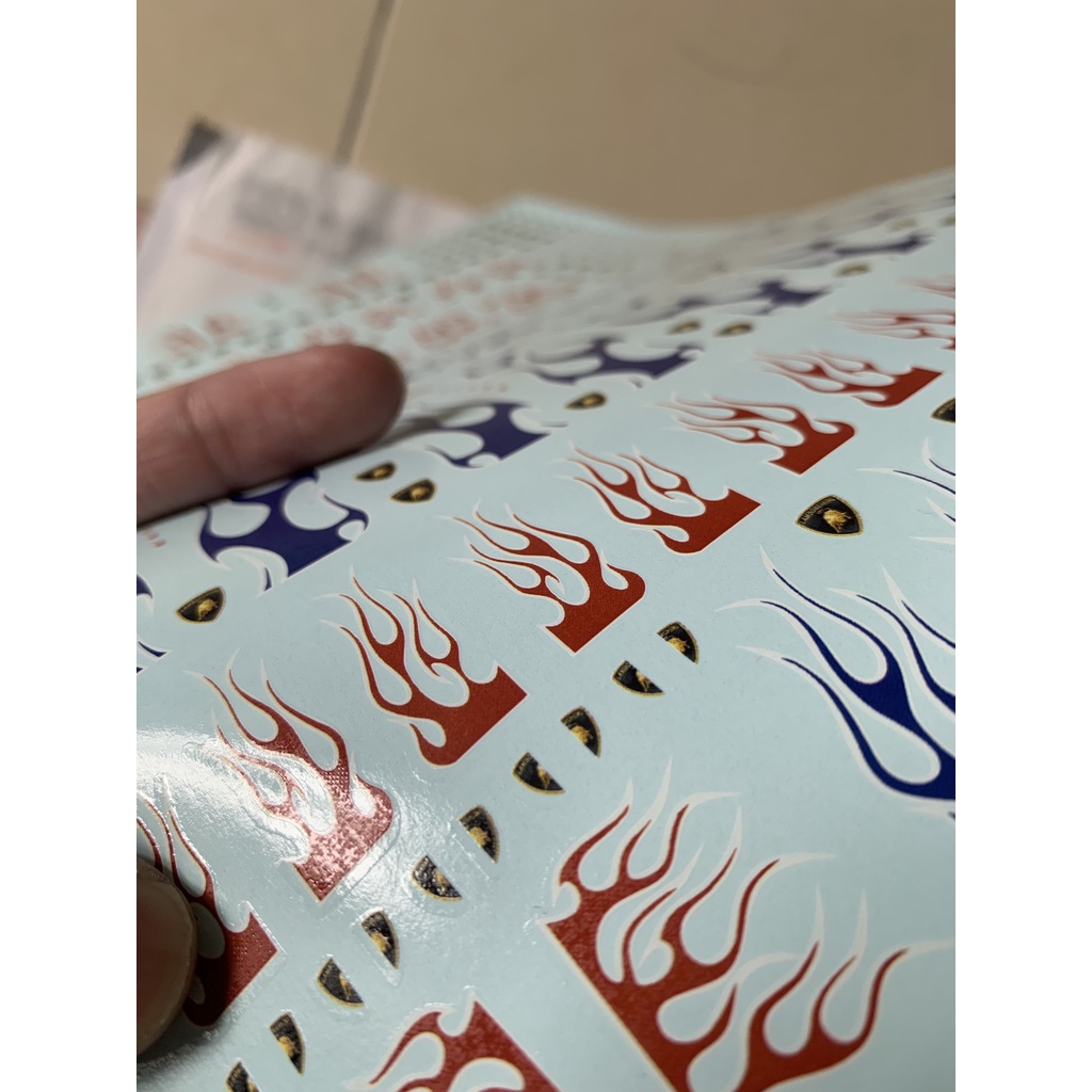 Decal Transformers Ngọn Lửa Cho Optimus Prime