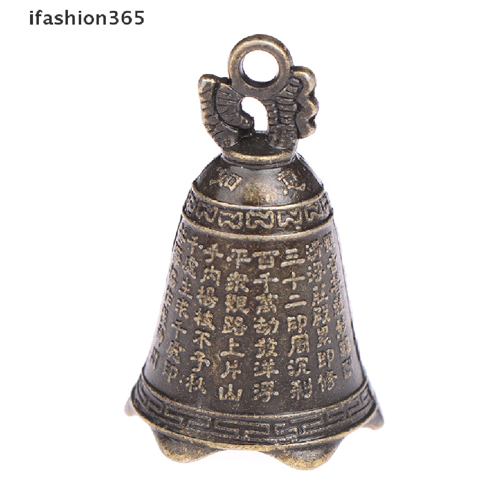 [ifashion365] Antique Bell Chinese Mini Sculpture Pray Guanyin Buddha Bell Shui Feng Bell VN