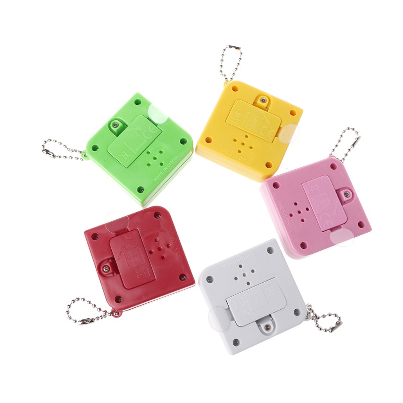 Máy Nuôi Thú Ảo Tamagotchi Hình Vuông Màn Hình LCD Kèm Móc Khóa Tiện Dụng