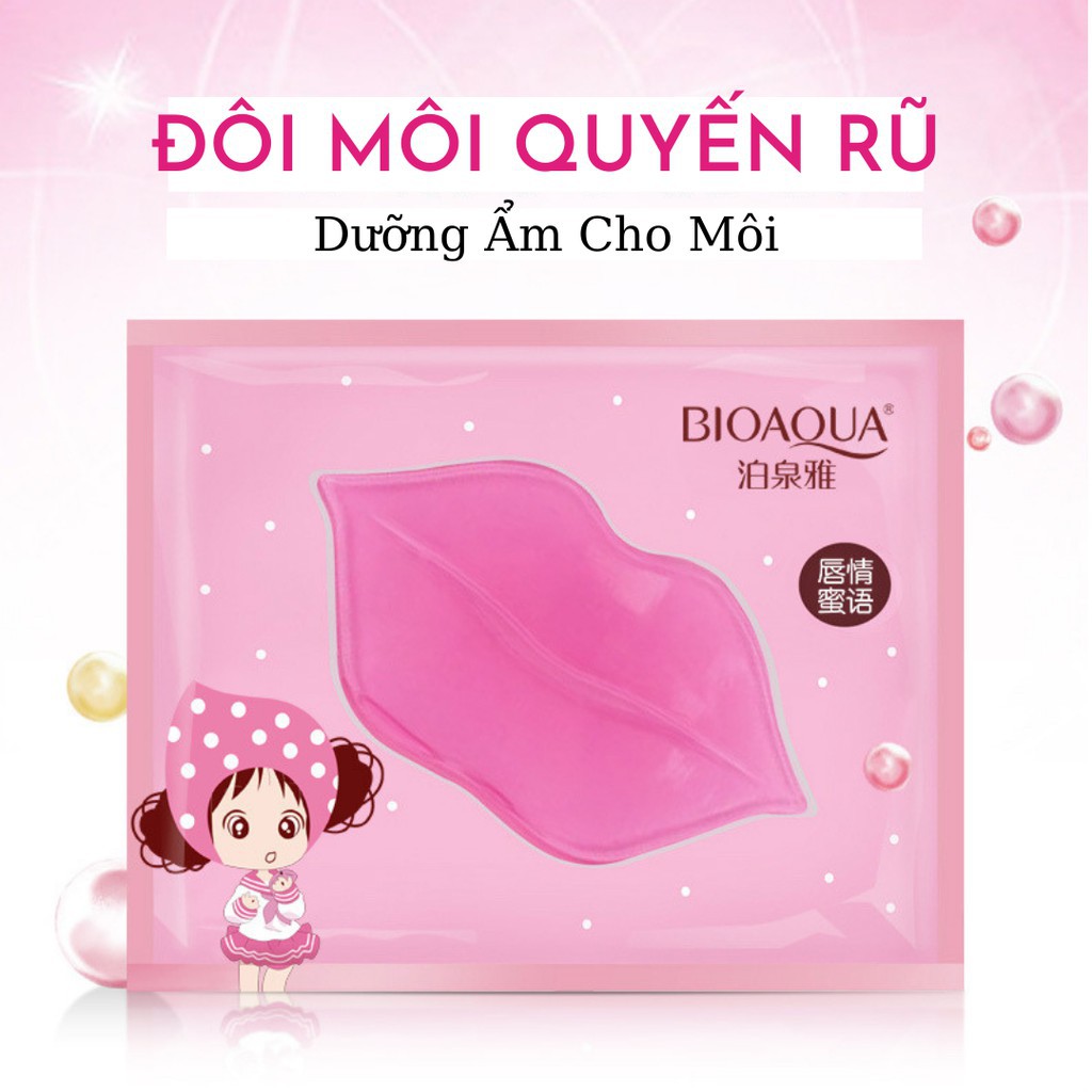 Mặt Nạ Dưỡng Môi 🍓𝑭𝒓𝒆𝒆𝒔𝒉𝒊𝒑🍓 Mask Môi Bioaqua Nội Địa Trung Dưỡng Môi Hồng「T&m Store」