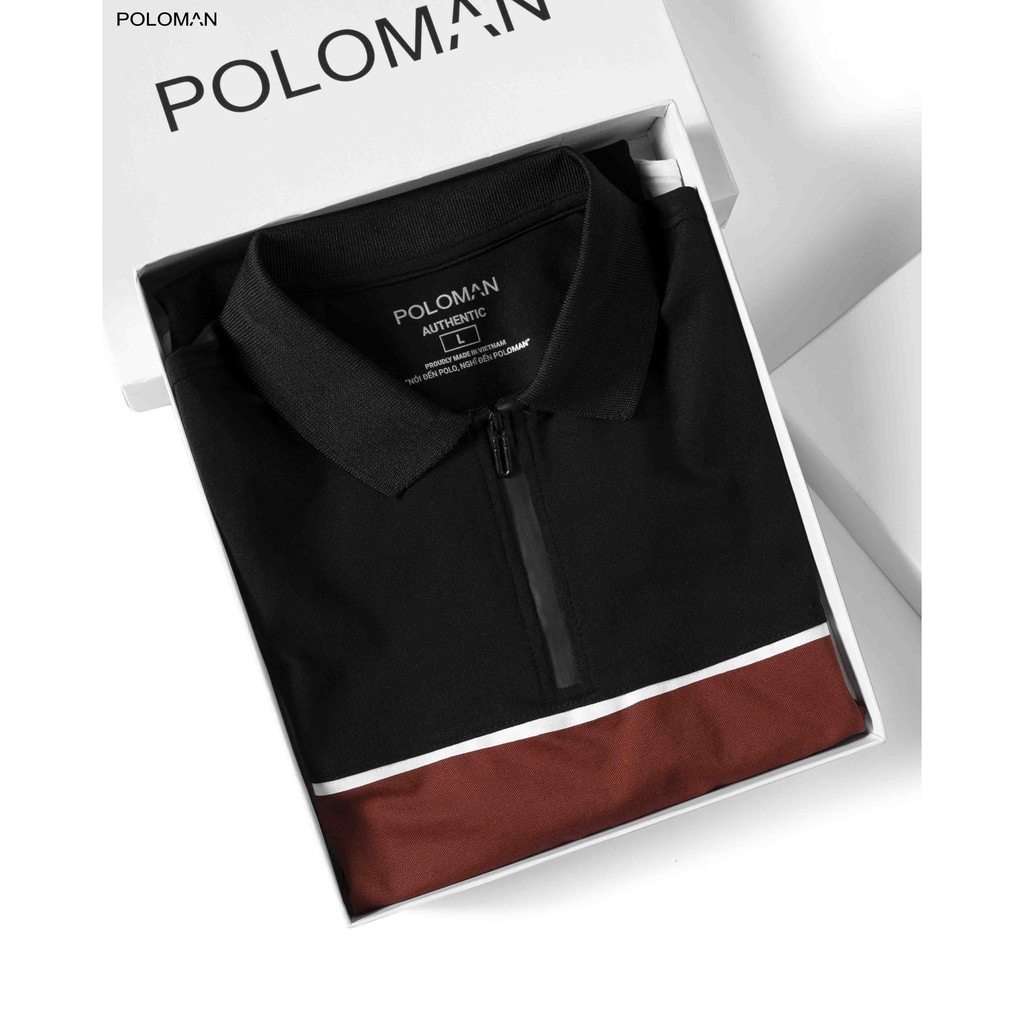 Áo Polo nam cổ bẻ phối DAL phối-in vải cá sấu Cotton xuất xịn,chuẩn form,trẻ trung - thanh lịch - POLOMAN. | BigBuy360 - bigbuy360.vn