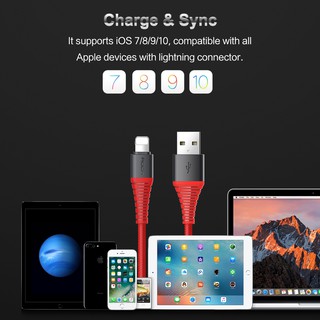 Cáp sạc nhanh iPhone hãng Rock dài 1.2m