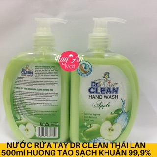 Nước rửa tay Dr Clean tinh chất táo 500ml