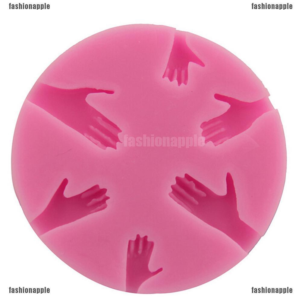 Khuôn Silicone Tạo Hình Bàn Tay 3D Sáng Tạo