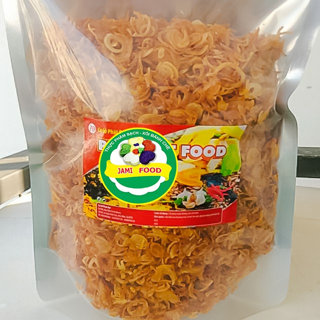 Hành Phi xôi phú thượng - 1 Kg hành phi khô, đồ ăn chế biến sẵn an toàn bảo quản lâu dài