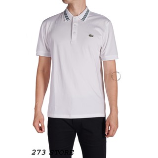 ÁO Polo Nam Vải Cotton Cá Sấu Cao Cấp Phối 3 Sọc Logo Cá Sấu Thêu Rõ Nét Trẻ Trung Lịch Lãm Phù Hợp Nhiều Phong Cách