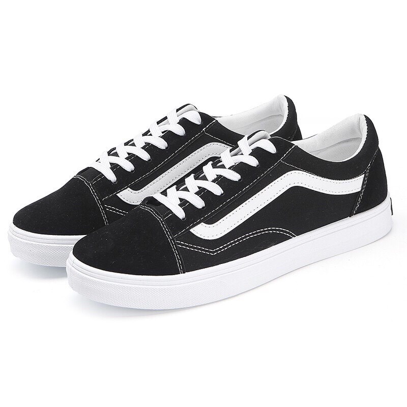 Giày thể thao nam nữ vans old skool đen trắng thời trang, giày giá rẻ mẫu mới,