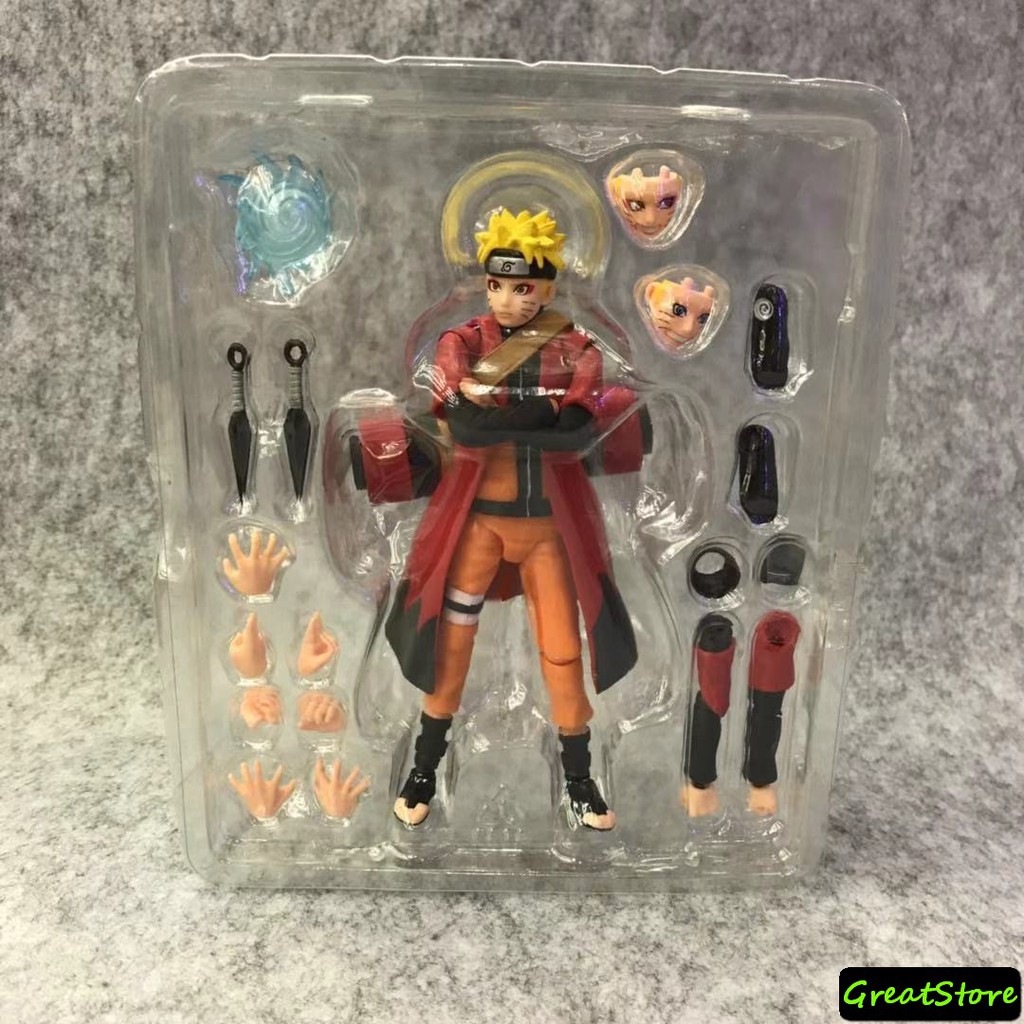 ( HÀNG CÓ SẴN ) MÔ HÌNH NARUTO UZUMAKI SENNIN MODE FIGMA SHF CỬ ĐỘNG ĐƯỢC