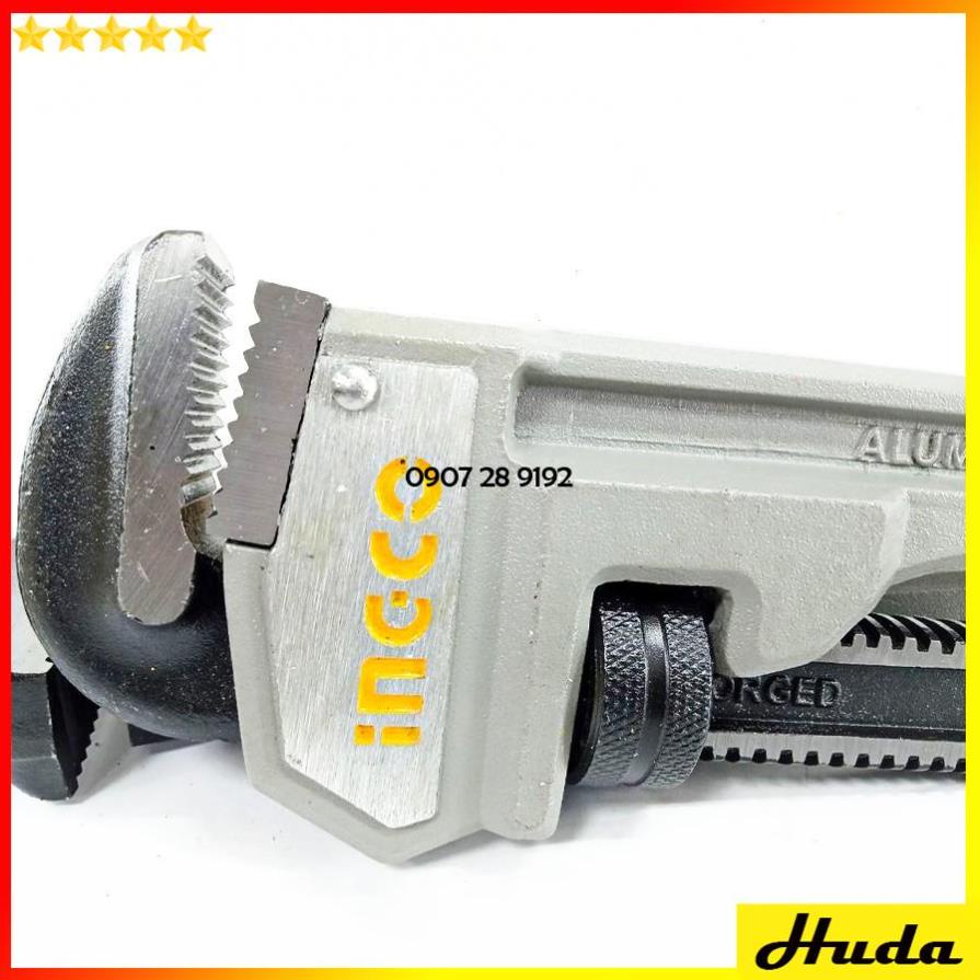 Mỏ lết răng độ kẹp 50mm Total Ingco tay cầm nhôm  siêu cứng  vặn mở bulong đai ốc sửa chữa cơ khí ống nước máy móc 1234