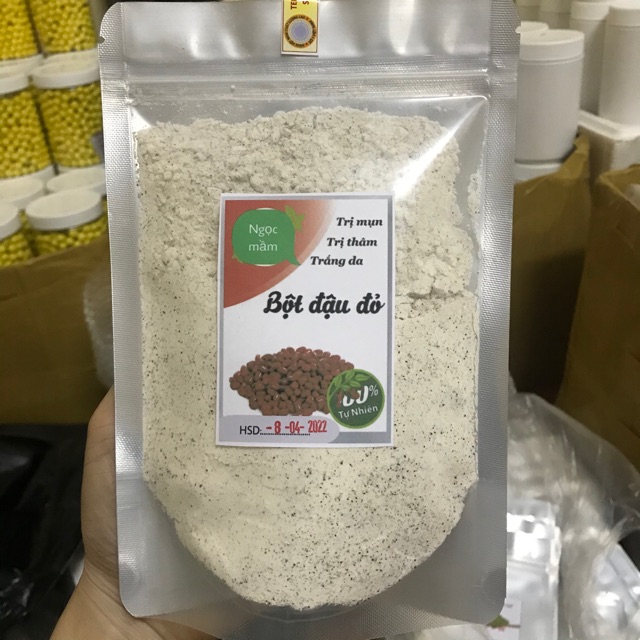 Bột đậu đỏ nguyên chất 100g nhà làm