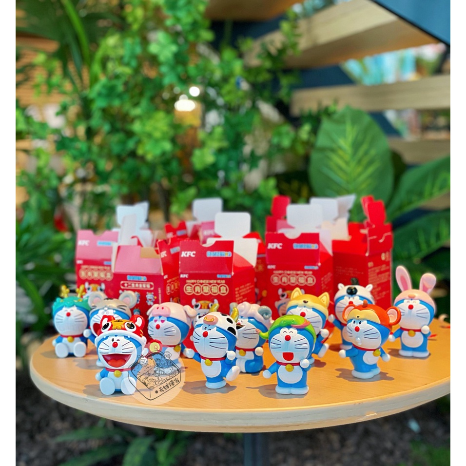 Set 12 Mô Hình Đồ Chơi Nhân Vật doraemon 2022Kfc