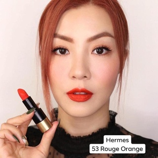 Son Hermès Matte Màu 53 Rouge Orange.