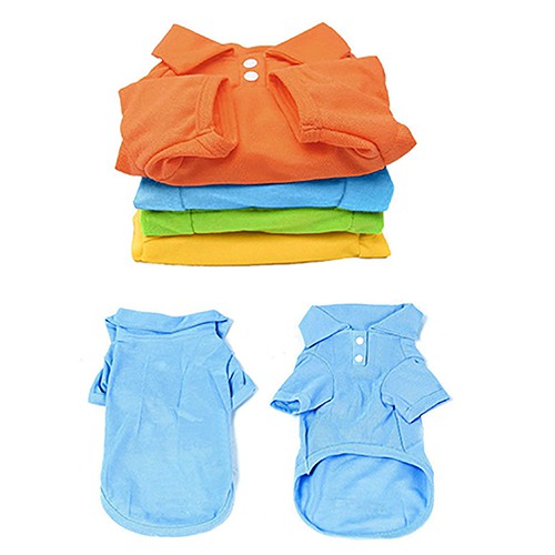 Áo thun cổ Polo năng động cho thú cưng
