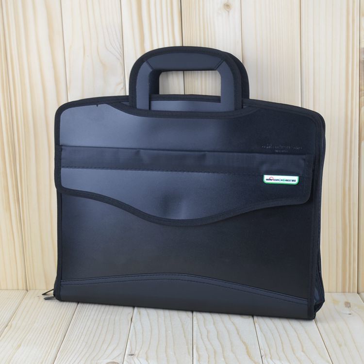 Túi đựng tập tin xách tay làm việc nhiều lớp dày Zipper Bag bao xa hồ s ơ của người đàn ông và phụ nữ xách. | BigBuy360 - bigbuy360.vn