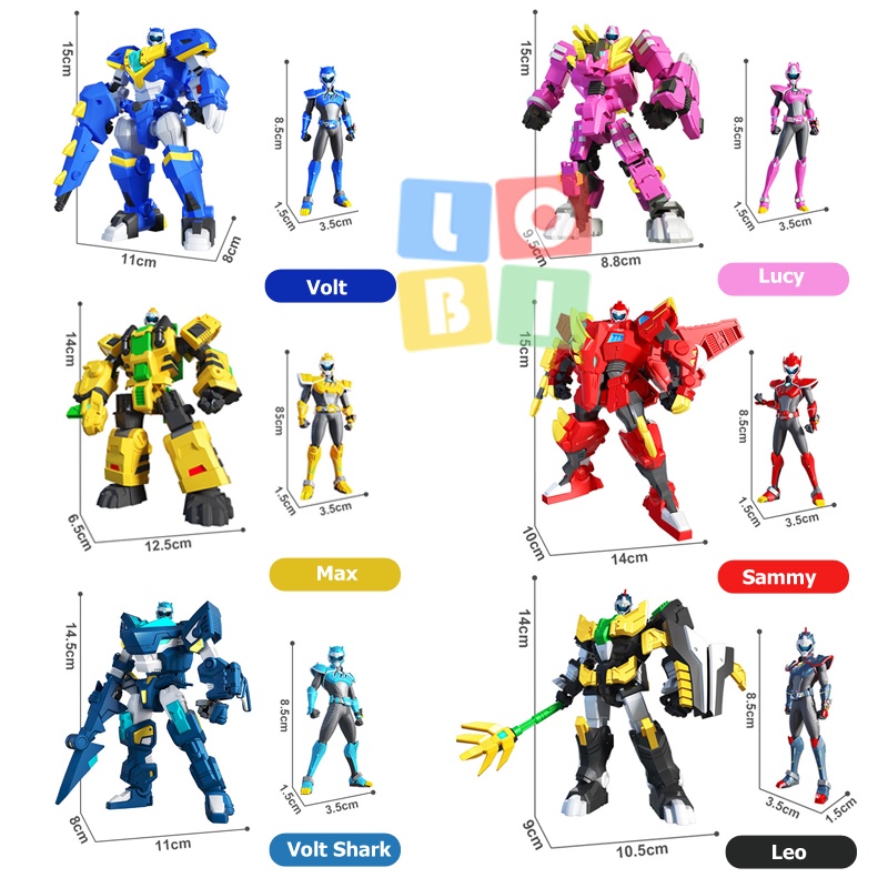 Đồ chơi Lực lượng nhí, Max Khủng long, MINIFORCE - Biệt đội siêu nhân nhí khủng long biến hình Robot - Lobikids