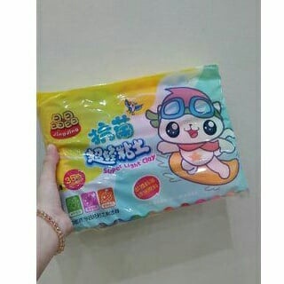 1 bịch đất nặn loại to, đất sét siêu nhẹ 12 màu Soft Clay, nguyên liệu làm Butter slime, đất nặn siêu nhẹ