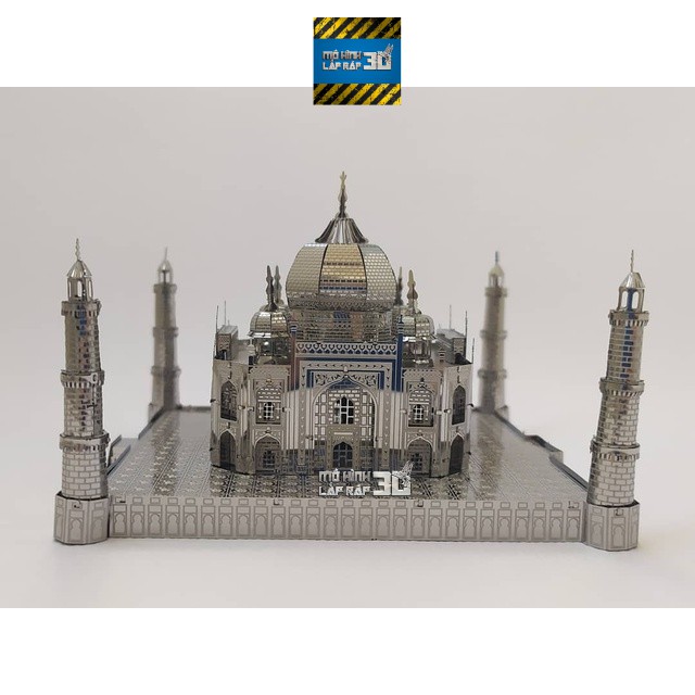 Mô hình 3D kim loại lắp ráp Đền Taj Mahal Ấn Độ [ Chưa lắp ] Biểu tượng tình yêu vĩnh hằng