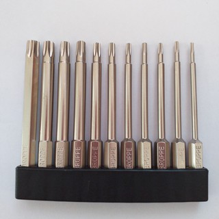 BỘ 11 MŨI LỤC GIÁC HOA THỊ CÓ LỖ 6 CÁNH DÀI 7,5CM - BO11HOATHI75MM