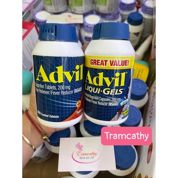 advil 360 viên hàng mỹ,advil liqui gels