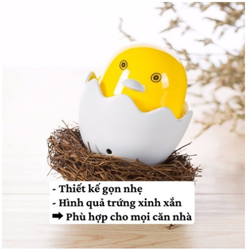 Đèn ngủ cảm ứng ánh sáng thông minh tự động sáng hình quả trứng gà con dễ thương giá rẻ | BigBuy360 - bigbuy360.vn