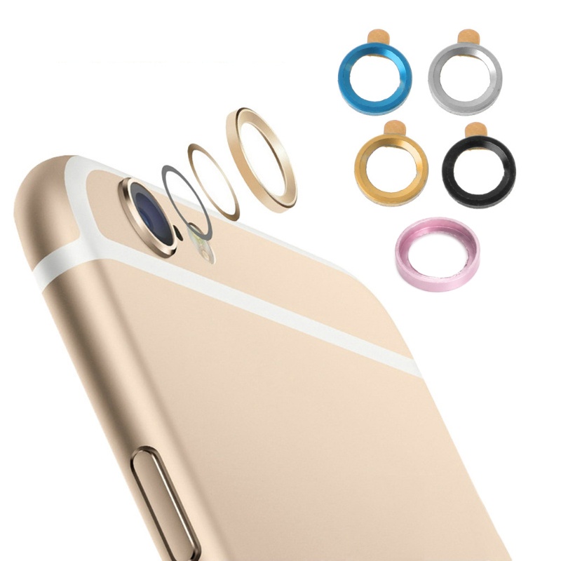 Khung Kim Loại Bảo Vệ Camera Cho Điện Thoại Iphone 6 6s 7