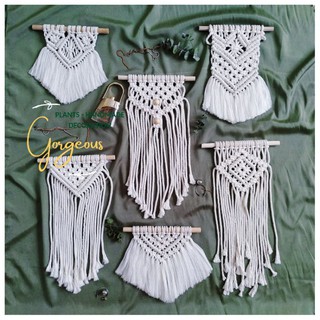 [FSSMAY08] [ẢNH THỰC] Mành treo -Rèm treo tường Macrame mini 20*30cm decor