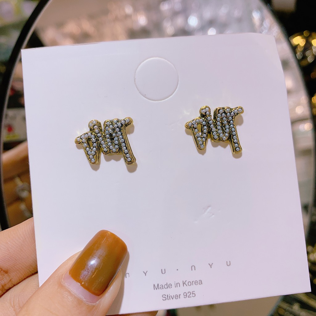 Bông Tai Nữ Đính Đá Cao Cấp Đẹp Giá Rẻ - Trang Sức Su Accessories - MS2012107