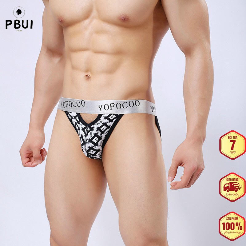 Quần sịp nam lọt khe ⚡FREE-CHE TEN⚡ Quần lót nam đai to nâng mông sexy có dây thoáng mát  - PBUI STORE