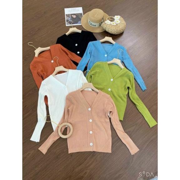 ÁO GÂN TAY DÀI CÀI NÚT XINH MÙA ĐÔNG A27 [Hàng Siêu Cấp] | BigBuy360 - bigbuy360.vn
