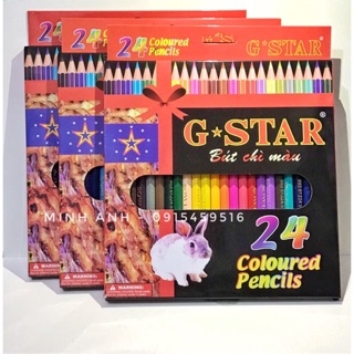Bút chì màu sáng tạo G-Star 24 màu Cao cấp