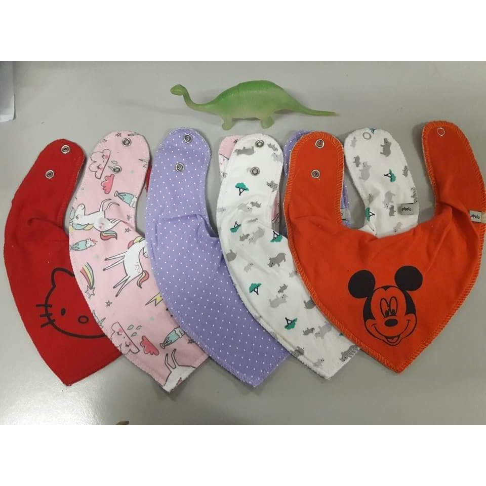 Combo 10 chiếc Yếm Pippi Cho Cả Bé Trai Và Bé Gái [Sỉ=Lẻ]