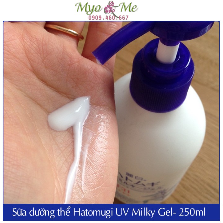 Sữa dưỡng thể ngày chống nắng Reihaku Hatomugi UV Milky Gel SPF31 PA+++ - 250ml