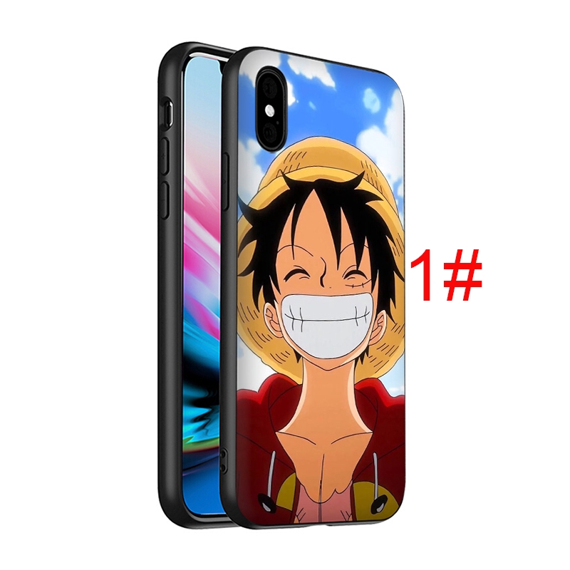 Ốp điện thoại mềm hình Luffy One Piece C90 cho iPhone 11 Pro XS Max XR X 8 7 6S 6 Plus 5S 5 SE 2020