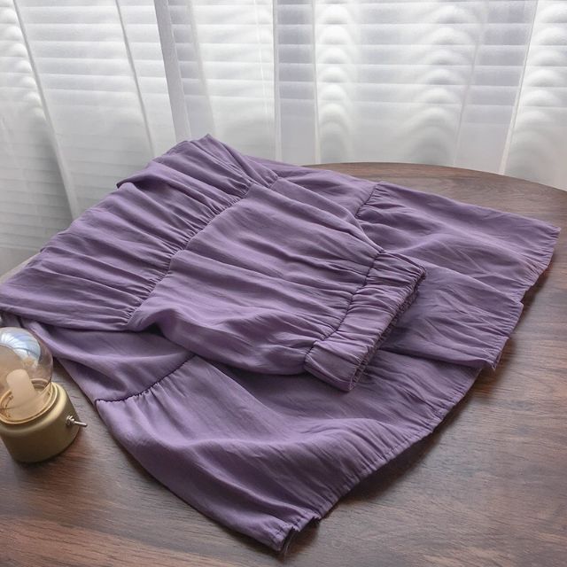 Chân váy maxi đũi tơ hàng QC 906