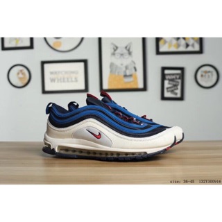 Giày Air max 97 trắng xanh - có sẵn - kèm video
