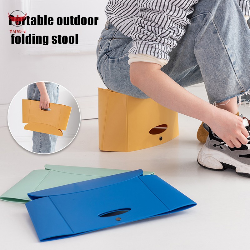 Ghế đẩu giấy xếp tiện dụng dùng khi đi cắm trại/câu cá du lịch ngoài trời