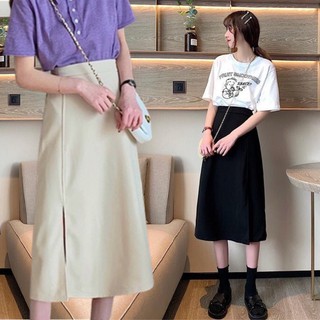 [Quà tặng là dây buộc tóc shop tặng bạn nhé] Chân váy dài dáng suông, Chân váy Midi dáng vintage cá tính MS13