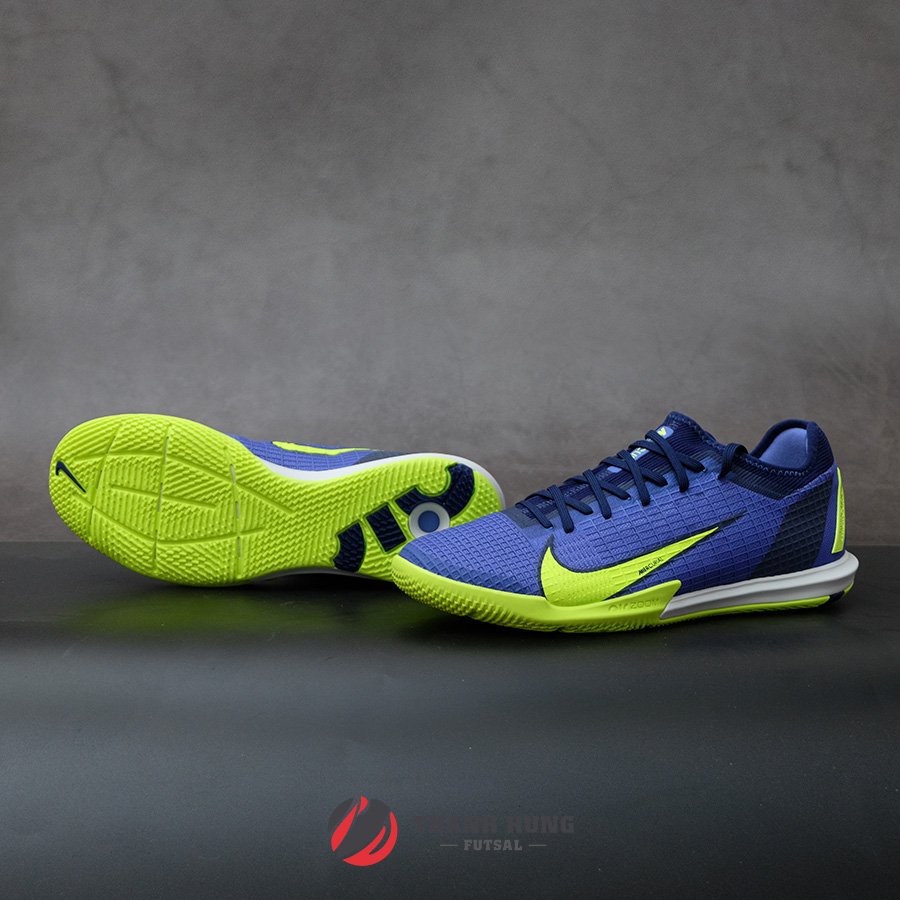 GIÀY ĐÁ BÓNG CHÍNH HÃNG NIKE ZOOM MERCURIAL VAPOR 14 PRO IC - CV0996-574 - XANH TÍM/DẠ QUANG