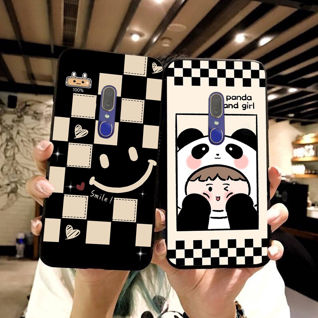 Ốp lưng Oppo F11 in hình cao cấp mẫu kẻ caro,mikenbe@r siêu hot