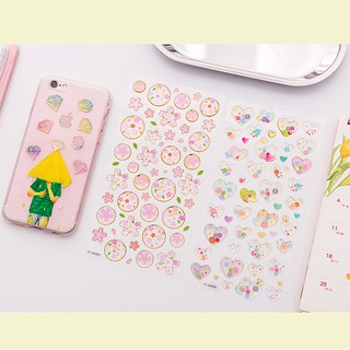 HCM - Sticker dán ốp lựng điện thoại, ly cốc uống nước, trang trí tập vở