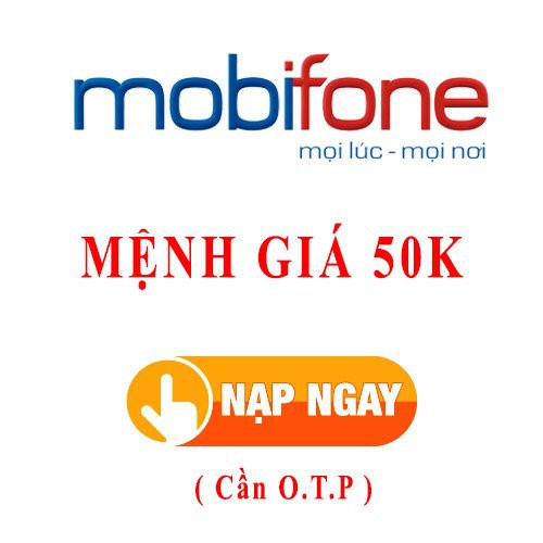 Mua mã thẻ 50k Mobifone